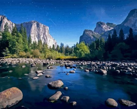Yosemite Valley Diamond Painting