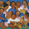 A Familia By Tarsila Do Amaral Diamond Painting