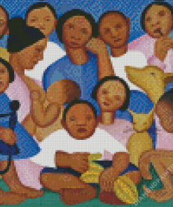 A Familia By Tarsila Do Amaral Diamond Painting