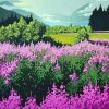 Abstract Fireweed Field Diamond Painting