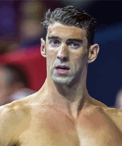 American Swimmer Diamond Painting