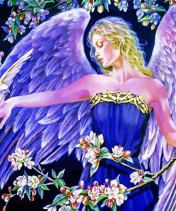 Angel And Dove Diamond Painting