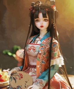 Anime Chinese Doll Diamond Painting