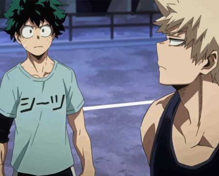 Bakugo And Deku Diamond Painting