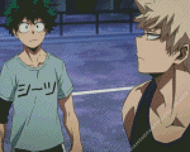 Bakugo And Deku Diamond Painting