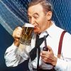 Barry Fitzgerald Drinking Diamond Painting