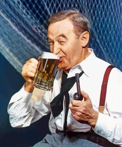 Barry Fitzgerald Drinking Diamond Painting