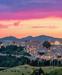 Beautiful Urbino Sunset Diamond Painting