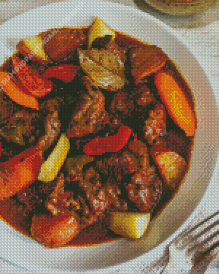 Beef Mechado Diamond Painting