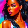 Black Barbie Diamond Painting