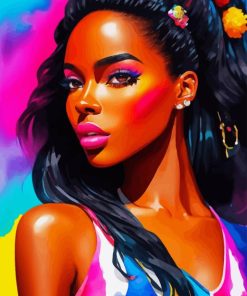 Black Barbie Diamond Painting