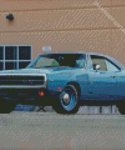 Blue Charger Rt 1970 Diamond Painting