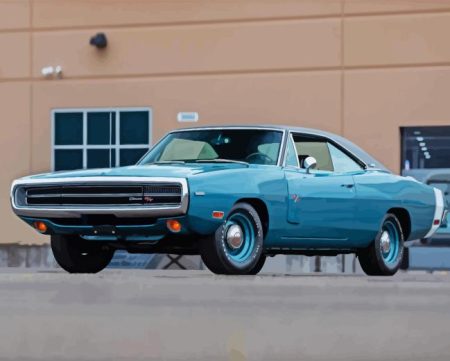 Blue Charger Rt 1970 Diamond Painting