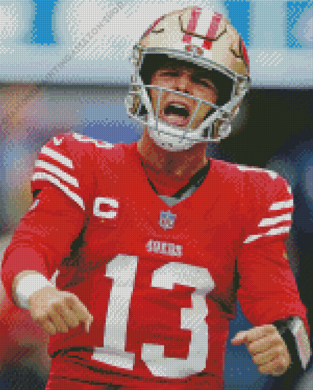 Brock Purdy Diamond Painting