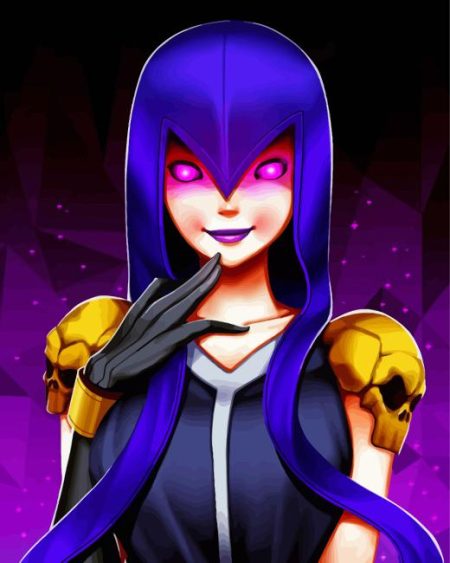 Clash Royale Witch Diamond Painting