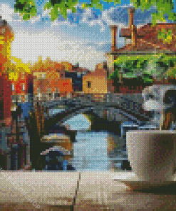 Coffee Venice City Diamond Painting