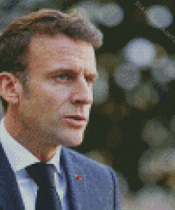 Emmanuel Macron Diamond Painting