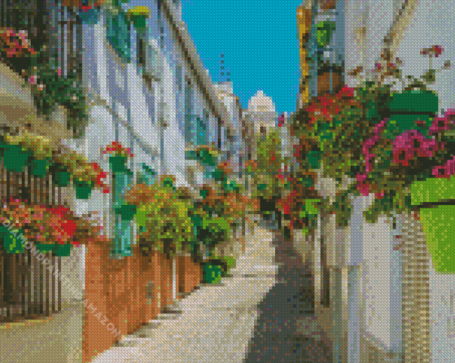 Estepona Street Diamond Painting