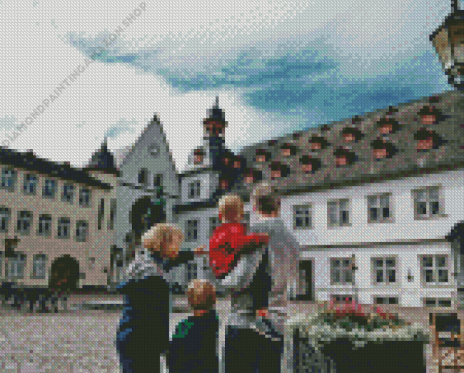 Family In Koblenz Germany Diamond Painting