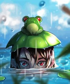 Girl Anime Frog Diamond Painting