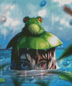 Girl Anime Frog Diamond Painting