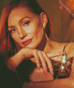 Gorgeous Jessica Chastain Diamond Painting