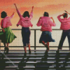 Grease Pink Ladies Diamond Painting