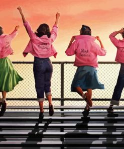 Grease Pink Ladies Diamond Painting