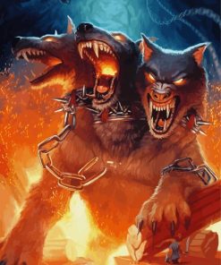 Greek Cerberus Diamond Painting