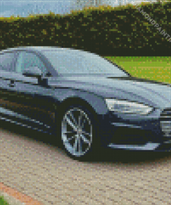 Grey Audi A5 Diamond Painting