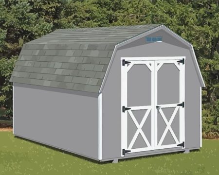 Grey Mini Barn Diamond Painting