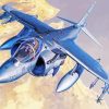 Harrier Jump Jet Plane Diamond Painting