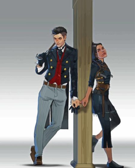 Inej Ghafa And Kaz Brekker Diamond Painting