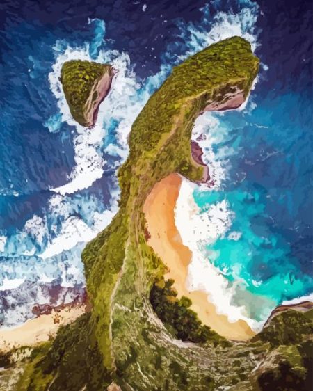 Kelingking Beach Diamond Painting