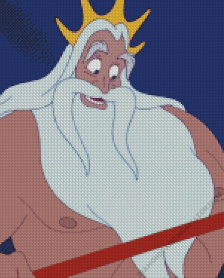 King Triton Diamond Painting