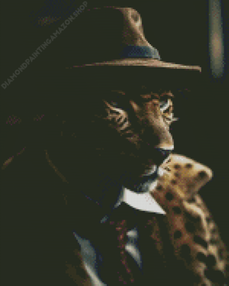 Leopard Wearing A Suit Diamond Painting