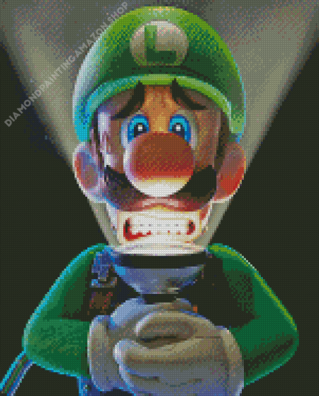 Luigis Mansion Diamond Painting