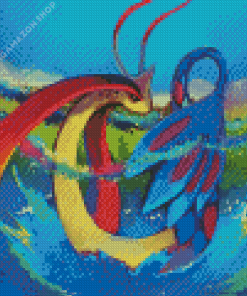 Milotic Diamond Painting