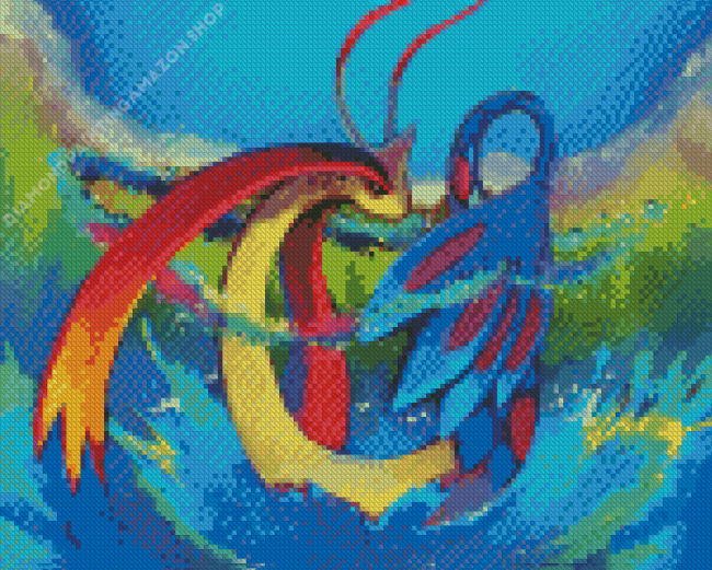 Milotic Diamond Painting