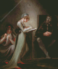 Milton Dictating To His Daughter Diamond Painting