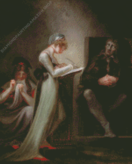 Milton Dictating To His Daughter Diamond Painting