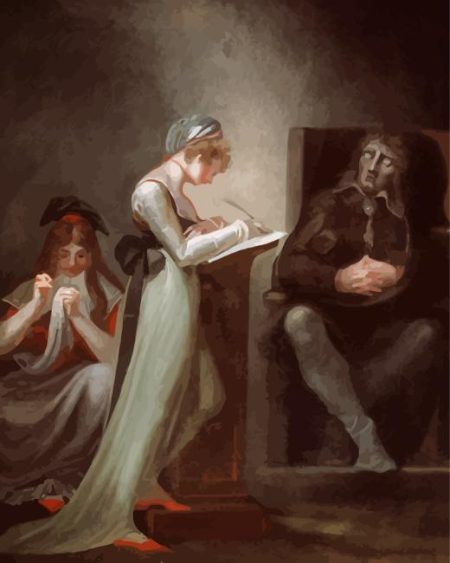 Milton Dictating To His Daughter Diamond Painting