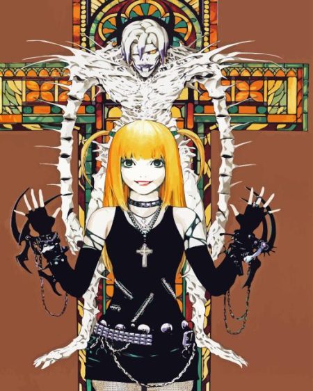 Misa Amane With Rem Diamond Painting