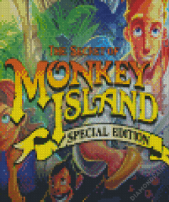 Monkey Island Diamond Painting