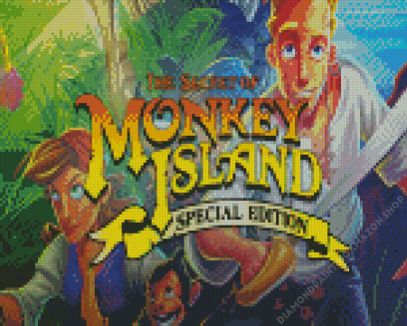 Monkey Island Diamond Painting