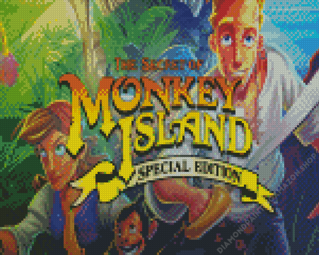 Monkey Island Diamond Painting