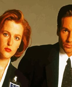 Mulder And Scully Diamond Painting