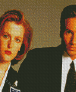 Mulder And Scully Diamond Painting