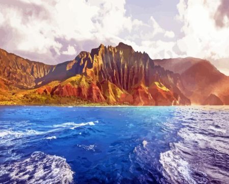 Napali Coast Diamond Painting
