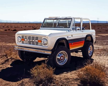 Old Ford Bronco Diamond Painting